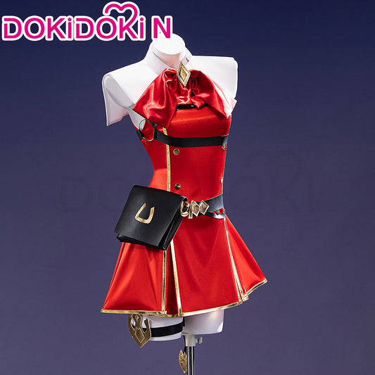 IN STOCK Gold Ship Cosplay Costume Game【S-2XL】DokiDoki-N Women Halloween Red Uniform Gold Ship Costume Plus Size
