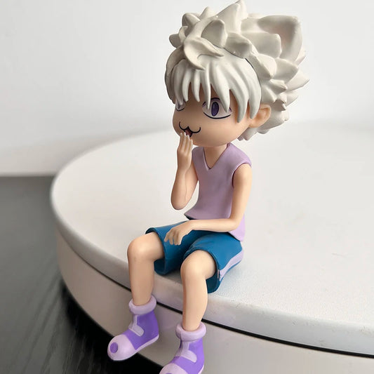 Hunter×Hunter Anime Figure Peripheral Decoration Cute Cat Face Strange Gk Hand Made Instant Noodles Decoration Christmas Gift