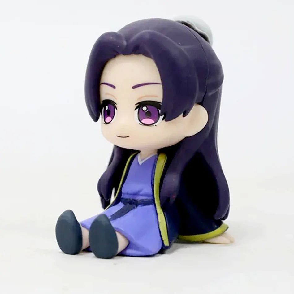 In Stock The Apothecary Diaries Maomao Jinshi Mini Figure Anime Periphery Kawaii Sitting Toys Desktop Car Ornaments Model Gifts