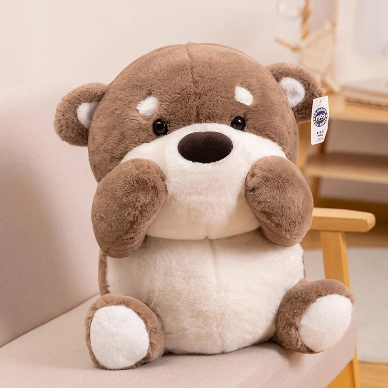 ZU Kawaii Stuffed Animal Plush Platypus Otter Soft Toy Cartoon Shy Plushies Animals Cute Gift For Girl Boy