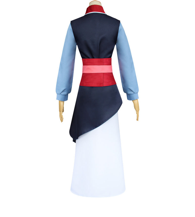 HOMCHEE TRENDS Mulan Costume Adult Cotton Polyester Set