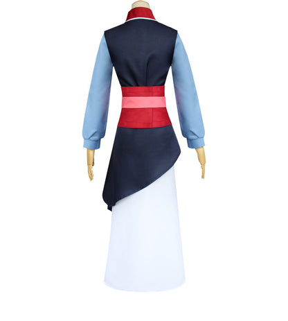 HOMCHEE TRENDS Mulan Costume Adult Cotton Polyester Set