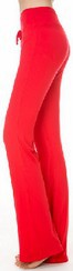The Codex Modal Slim Fit Plus Size Trousers for Activewear - Red / 3XL