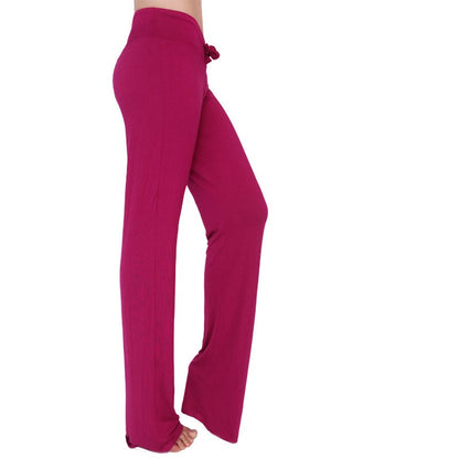 The Codex Modal Slim Fit Plus Size Trousers for Activewear - Wine Red / XL