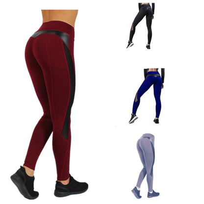High Waist Hip Sports Leggings for Workout and Fitness