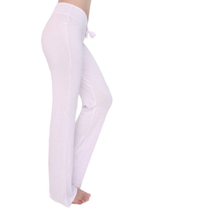 The Codex Modal Slim Fit Plus Size Trousers for Activewear - White / 3XL