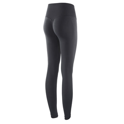 Peach Hip Knit High Waist Fitness Pants Stretch Quick-Drying Tights