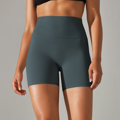 High Waist Hip Lift Fitness Pants for Women – Sports Belly Control Daily Wear Tights - Wood Green / S