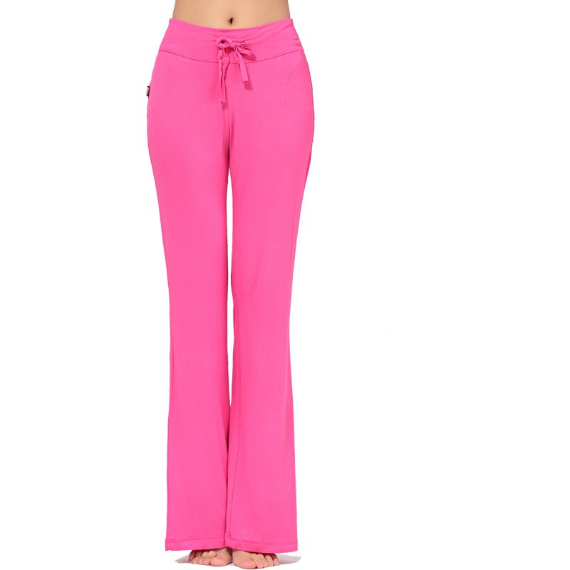 The Codex Modal Slim Fit Plus Size Trousers for Activewear - Rose red / 3XL