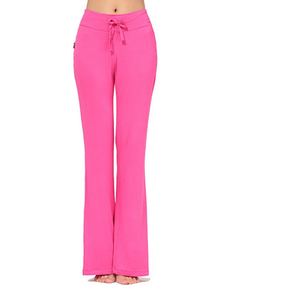 The Codex Modal Slim Fit Plus Size Trousers for Activewear - Rose red / 3XL