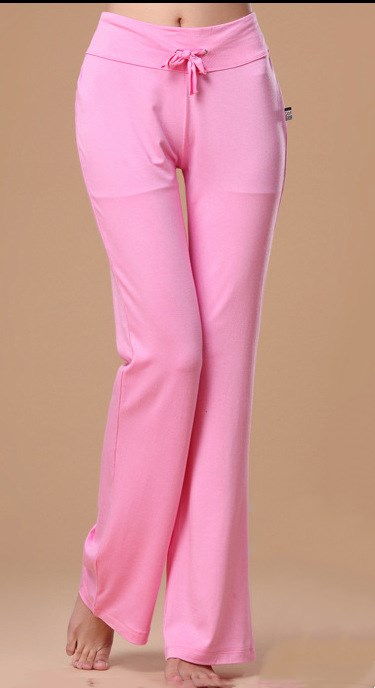 The Codex Modal Slim Fit Plus Size Trousers for Activewear - Pink / XL