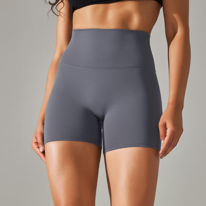 High Waist Hip Lift Fitness Pants for Women – Sports Belly Control Daily Wear Tights - Light Gray Blue / S