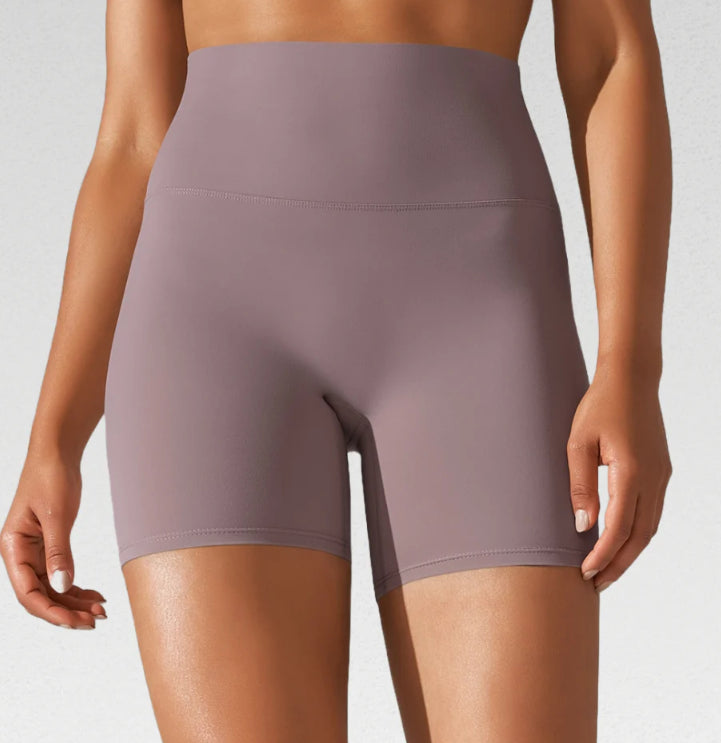 High Waist Hip Lift Fitness Pants for Women – Sports Belly Control Daily Wear Tights - Light bean paste / L