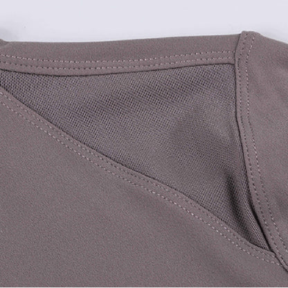 The Codex Tight Stretch Gym Long Sleeve Top with Stand Collar