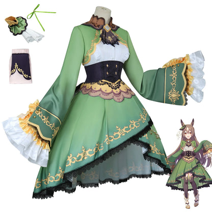 Satono Diamond Cosplay Umamusume Pretty Derby Dress Polyester