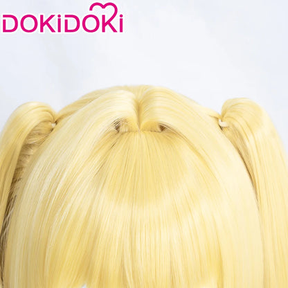 IN STOCK Eve Wig Anime To Love Ru Darkness Cosplay Wig DokiDoki Eve Cosplay Long Yellow Wig High Heat Resistant Women Cosplay