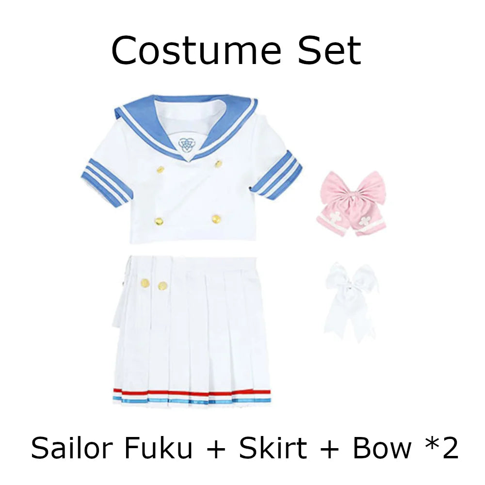 Blue Archive Urawa Hanako Cosplay Set Polyester Adult Size