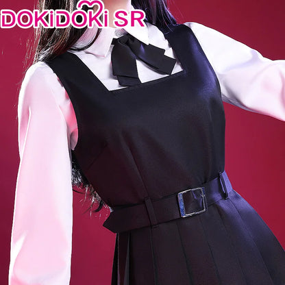 IN STOCK Mitakaa Asaa Cosplay Anime Cosplay Costume DokiDoki-SR Women Black Dress Mitakaa Asaa School Uniform Costume