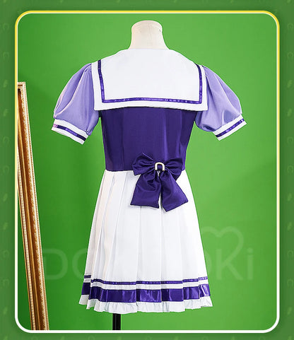 IN STOCK Mejiro McQueen Toukai Teiou Gold Ship Cosplay Costume Game【S-2XL】DokiDoki-R School Uniform Plus Size