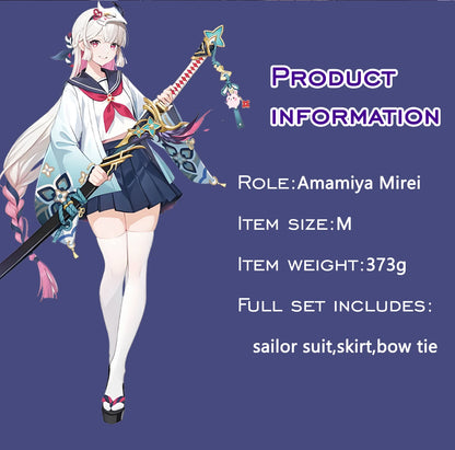 Solo Leveling Amamiya Mirei Cosplay Costume Polyester Set
