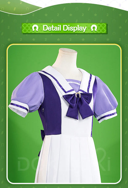 IN STOCK Mejiro McQueen Toukai Teiou Gold Ship Cosplay Costume Game【S-2XL】DokiDoki-R School Uniform Plus Size