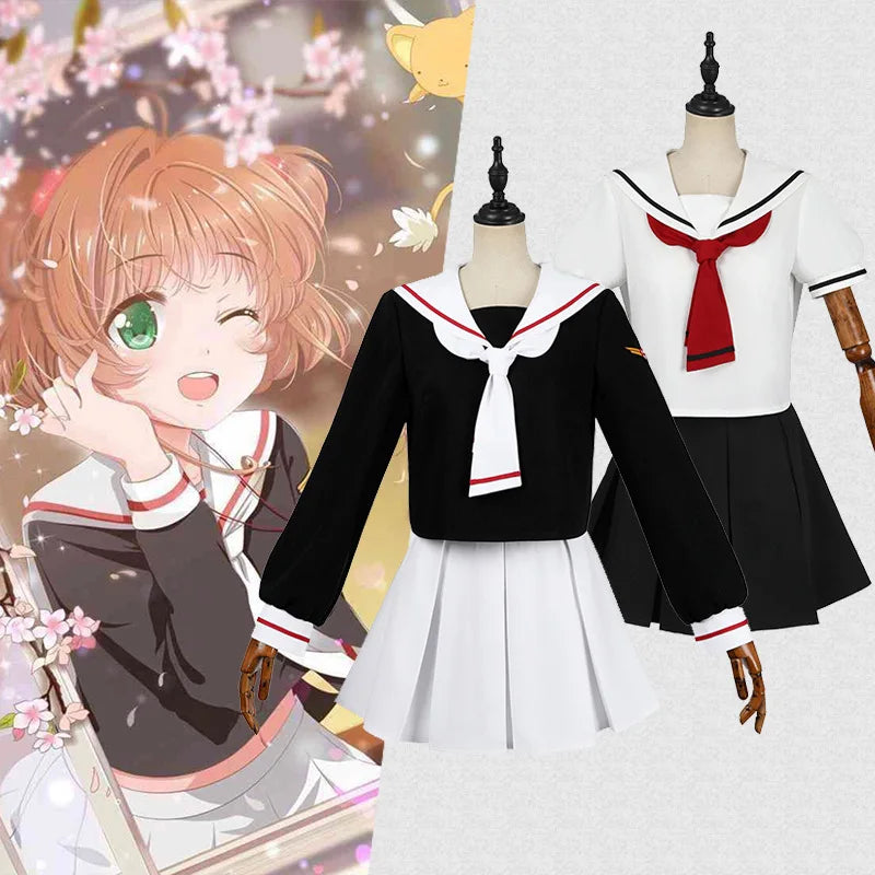 Cardcaptor Sakura Kinomoto Sakura Cosplay Set Polyester Asian Size