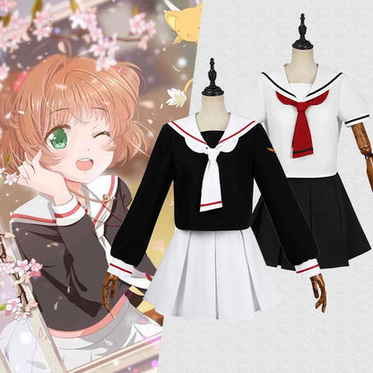 Cardcaptor Sakura Kinomoto Sakura Cosplay Set Polyester Asian Size