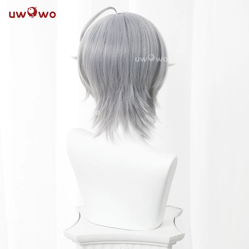 UWOWO Wise Wig Game Zenless Zone Zero Cosplay/ZZZ Cosplay Wise  Cosplay Wig Silver Hair Short Hair