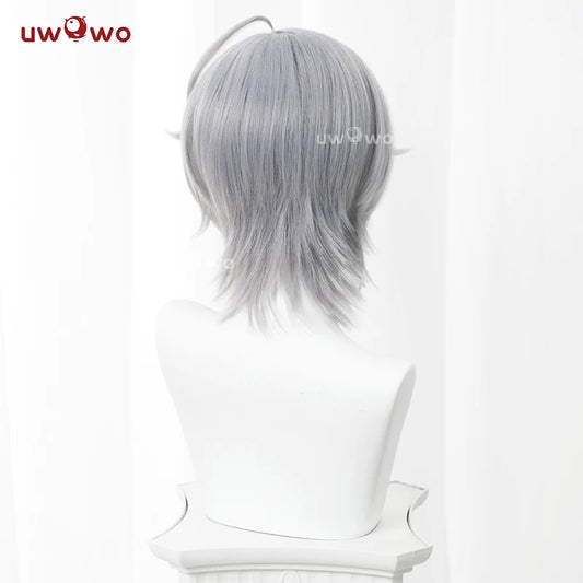 UWOWO Wise Wig Game Zenless Zone Zero Cosplay/ZZZ Cosplay Wise  Cosplay Wig Silver Hair Short Hair