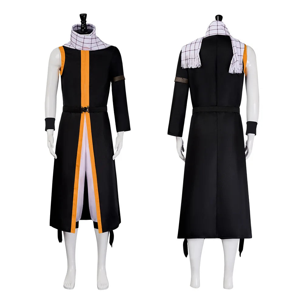 Fairy Tail Natsu Dragneel Cosplay Costume Polyester Asian Size