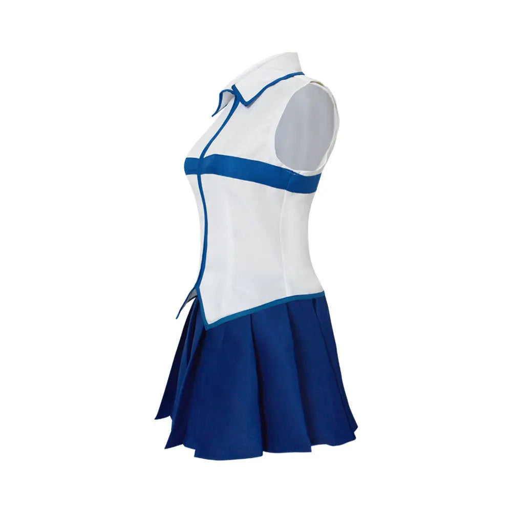 Fairy Tail Lucy Heartfilia Cosplay Costume Set Polyester Asian Size