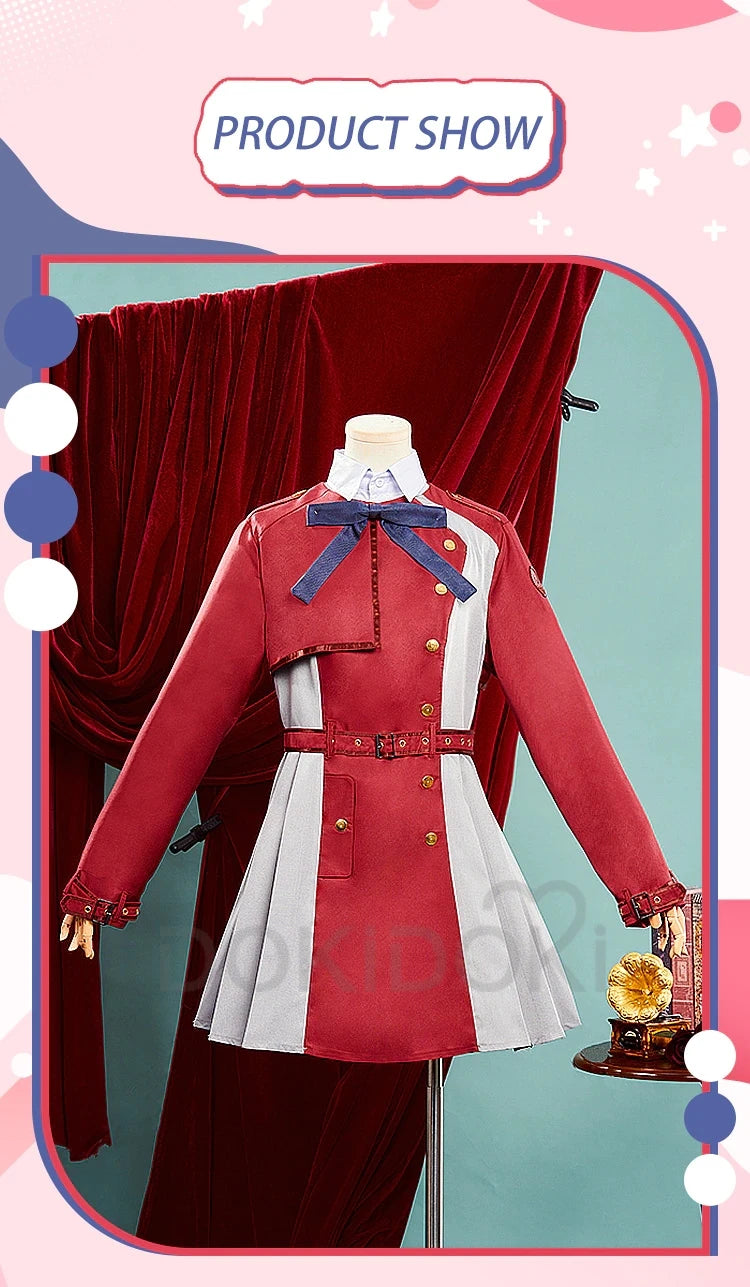 IN STOCK Inoue Takina/Nishikigi Chisato Cosplay Anime Lycoris Recoil Costume DokiDoki-R Lycoris Recoil Plus Size Christmas