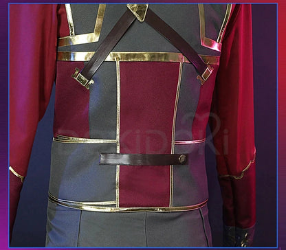 Silcoo Cosplay Costume Game Anime Cosplay【XS-2XL】DokiDoki-R Jinxx Father Silcoo Men Costume Plus Size