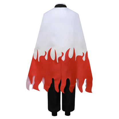 Kimetsu no Yaiba Kyojuro Rengoku Cosplay Set Polyester