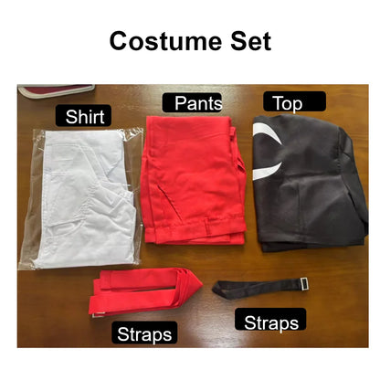 King Of Fighter Lori Yagami Cosplay Costume Set Polyester
