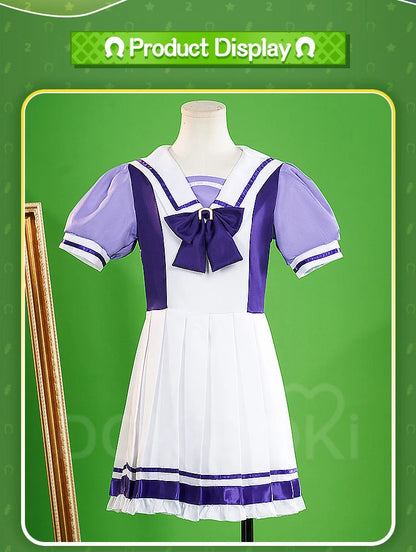 IN STOCK Mejiro McQueen Toukai Teiou Gold Ship Cosplay Costume Game【S-2XL】DokiDoki-R School Uniform Plus Size