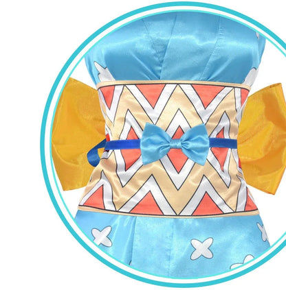 One Piece Nami Wano Outfit Cosplay Costume Polyester Set
