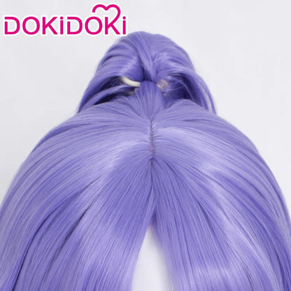 Cinnamon Wig Game NEKOPARA Cosplay DokiDoki Nekopara Cosplay Women Purple Hair Cinnamon High Heat Resistant Hair