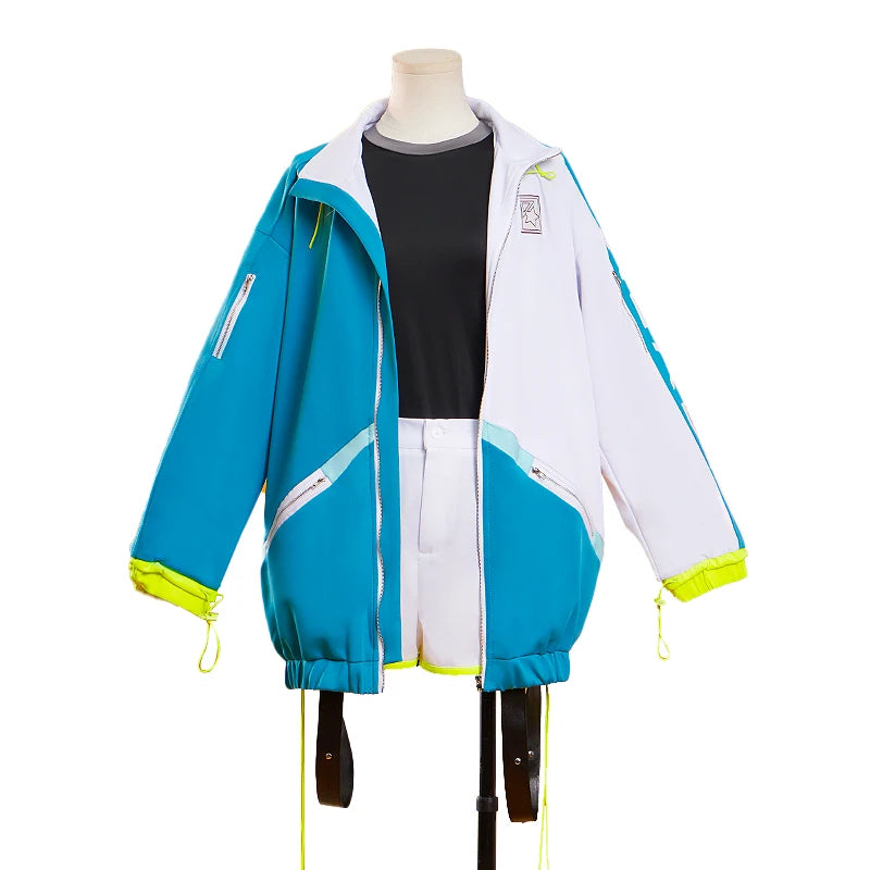 Shiraishii Ann Cosplay Game Cosplay 【S-3XL】DokiDoki-R Women Daily Costume Coat Casual Wear Shiraishii Ann Cosplay Plus Size