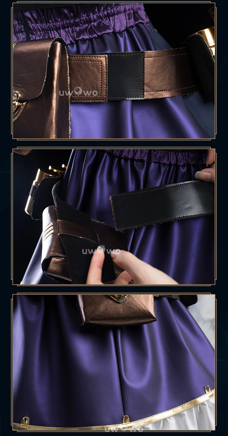 LAST BATCH UWOWO Caitlyn  Cosplay Game LOL: Caitlyn Sheriff of Piltover Cosplay Costume With Hat Halloween Costume