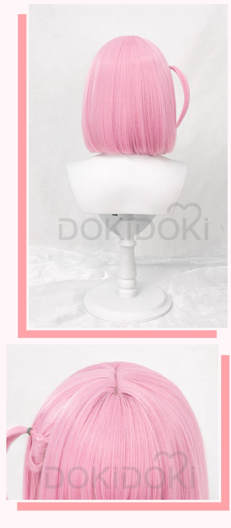 IN STOCK Gotou Hitori Wig Anime Bocchi the Rock! DokiDoki Cute Pink Short Hair Gotou Hitori Childhood Women Cosplay Wig