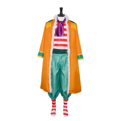 One Piece Buggy The Clown Cosplay Costume Polyester Men