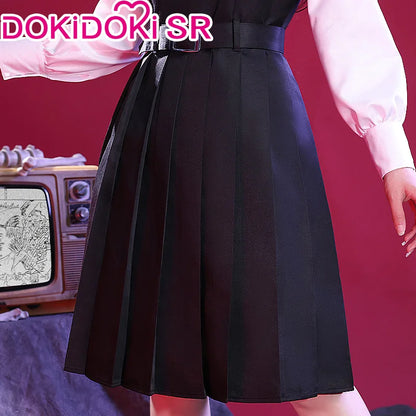 IN STOCK Mitakaa Asaa Cosplay Anime Cosplay Costume DokiDoki-SR Women Black Dress Mitakaa Asaa School Uniform Costume
