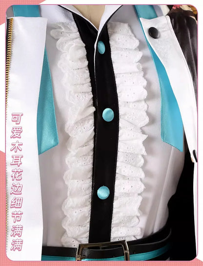 Blue Archive Mikamo Neru Cosplay Costume Set Polyester Asian Size