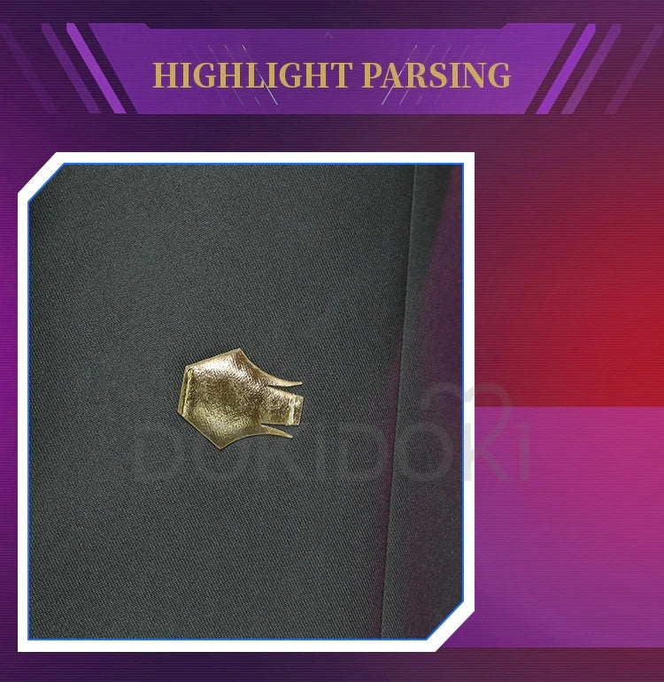 Silcoo Cosplay Costume Game Anime Cosplay【XS-2XL】DokiDoki-R Jinxx Father Silcoo Men Costume Plus Size