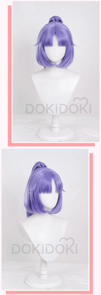 Cinnamon Wig Game NEKOPARA Cosplay DokiDoki Nekopara Cosplay Women Purple Hair Cinnamon High Heat Resistant Hair