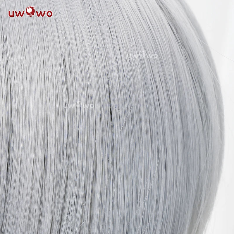 UWOWO Wise Wig Game Zenless Zone Zero Cosplay/ZZZ Cosplay Wise  Cosplay Wig Silver Hair Short Hair