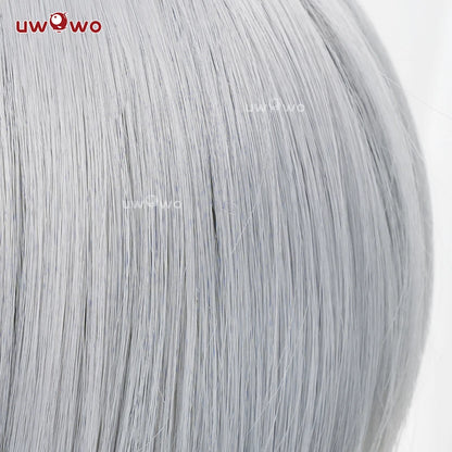 UWOWO Wise Wig Game Zenless Zone Zero Cosplay/ZZZ Cosplay Wise  Cosplay Wig Silver Hair Short Hair