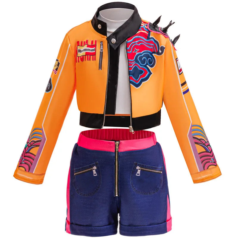 Halloween Girls Detective Cosplay Costume Set for Carnival Party Performance - as picture / 9-10T