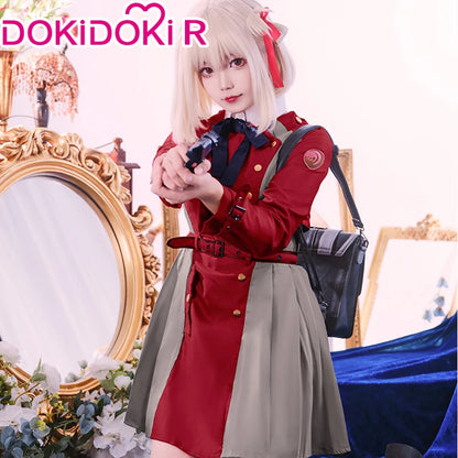 IN STOCK Inoue Takina/Nishikigi Chisato Cosplay Anime Lycoris Recoil Costume DokiDoki-R Lycoris Recoil Plus Size Christmas